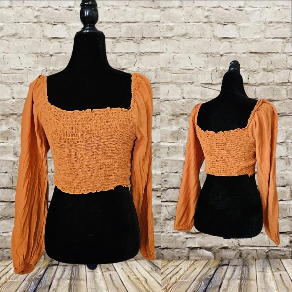Better Be Long Sleeve Cropped Top